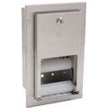 Bradley Smoker Dispenser, Tissue , Recessed, S/S 5412